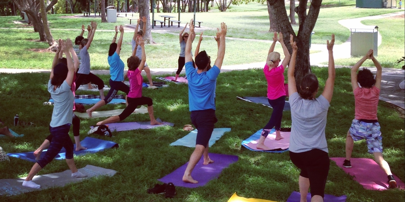 Banner image for Yoga in Perth St. Park. Camp Hill