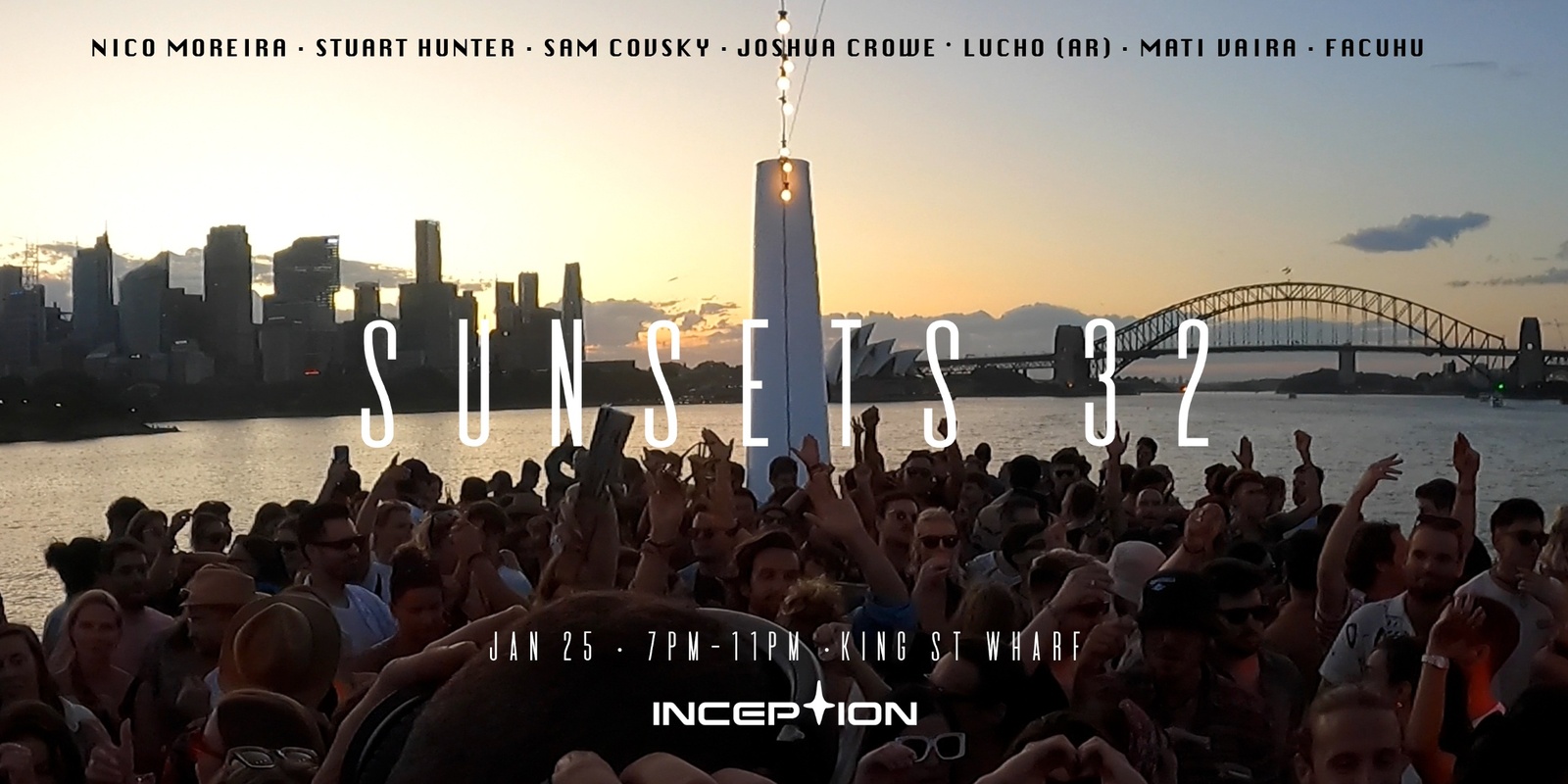 Banner image for Sunsets 32 • Inception Cruises