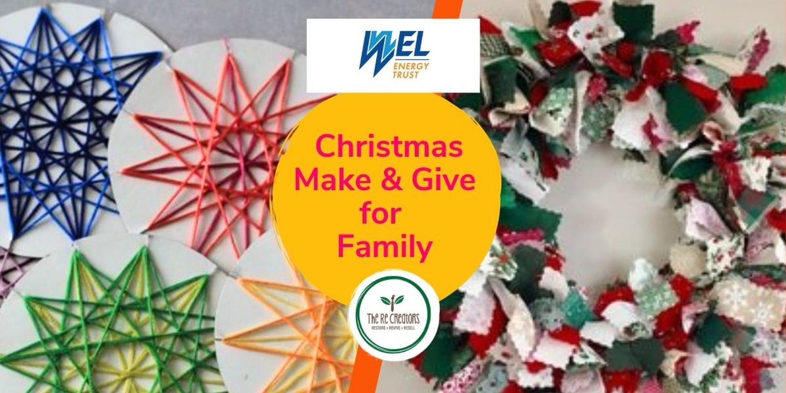 Banner image for Make a Gift for Christmas- Family event, Go Eco, Tuesday,19 December, 10.00am-1.00pm