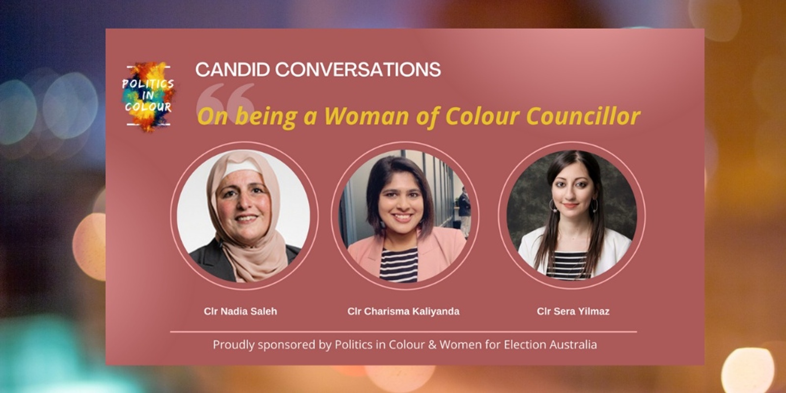 Politics in Colour: Candid Conversations with Women of Colour Councillors