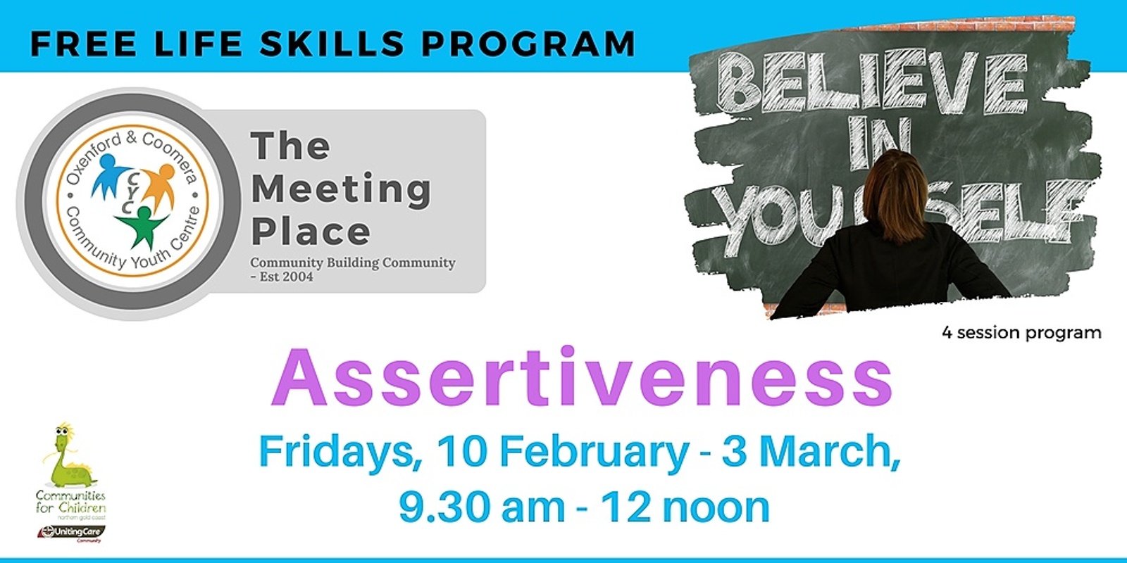 Banner image for LIFE SKILLS PROGRAM: Assertiveness