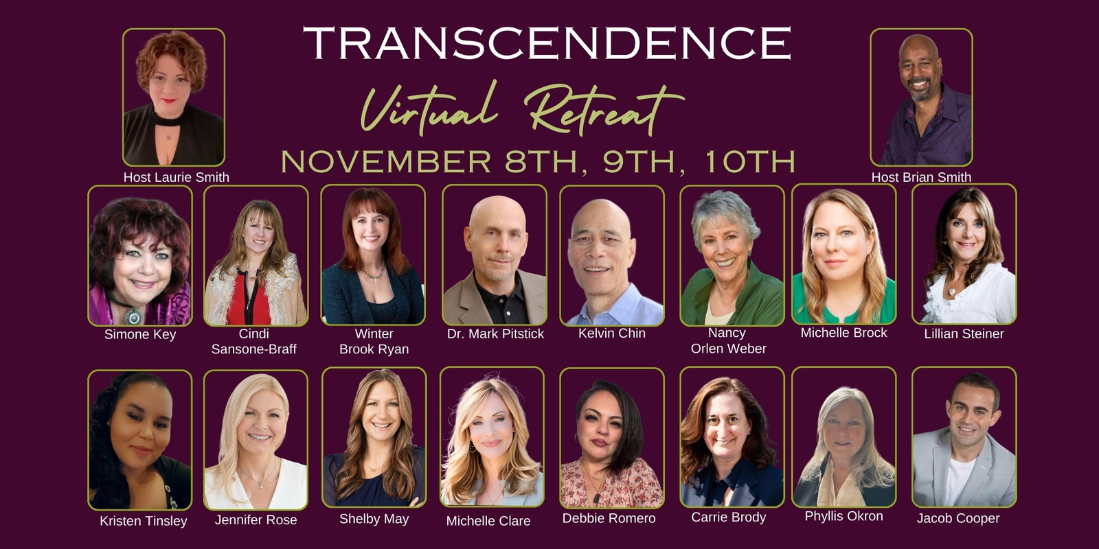 Banner image for Transcendence Virtual Retreat