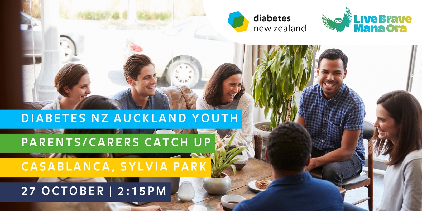 Banner image for Diabetes NZ Auckland Youth: Parents & Carers Catch Up