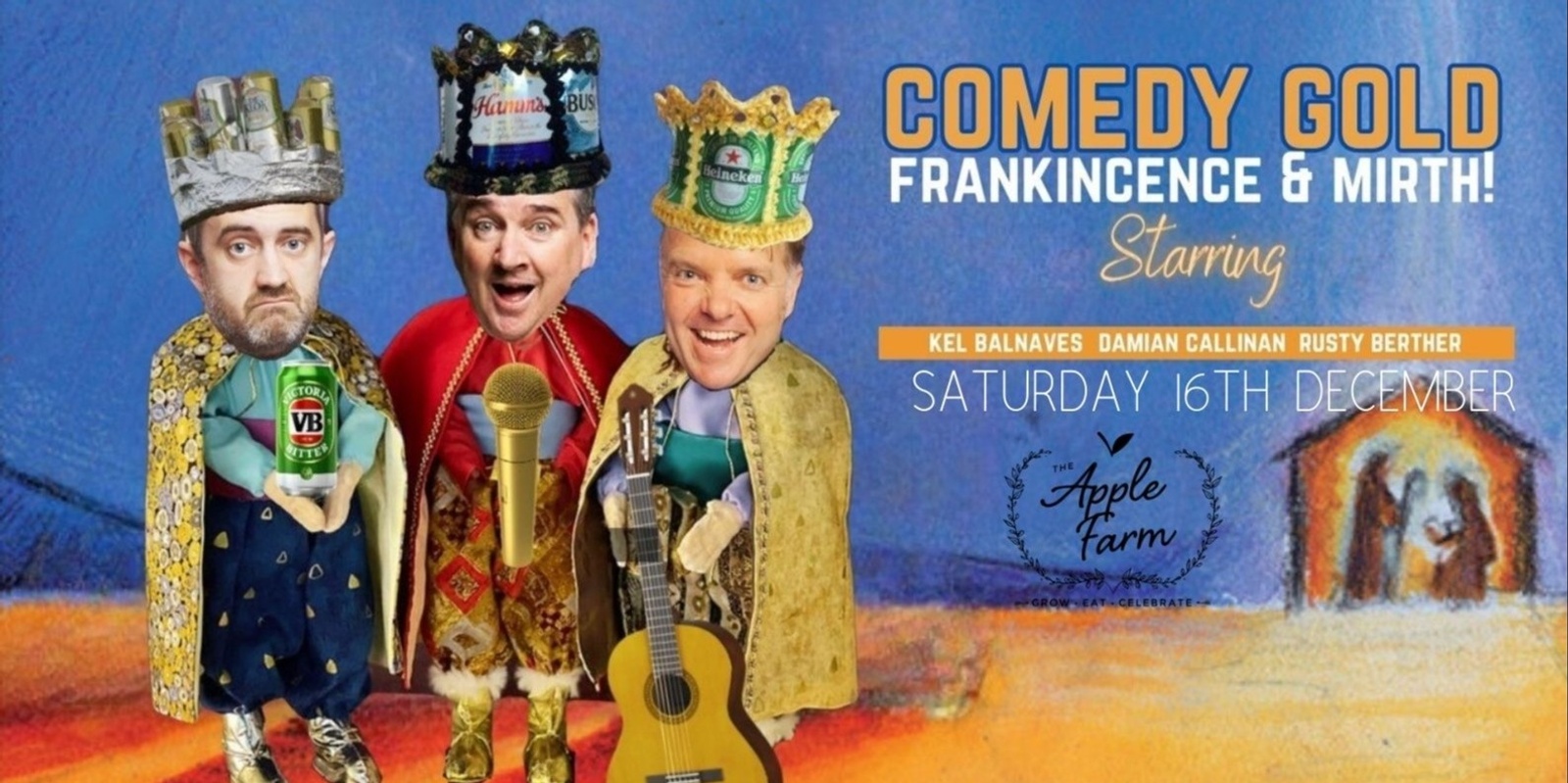 Banner image for Comedy Gold at The Apple Farm