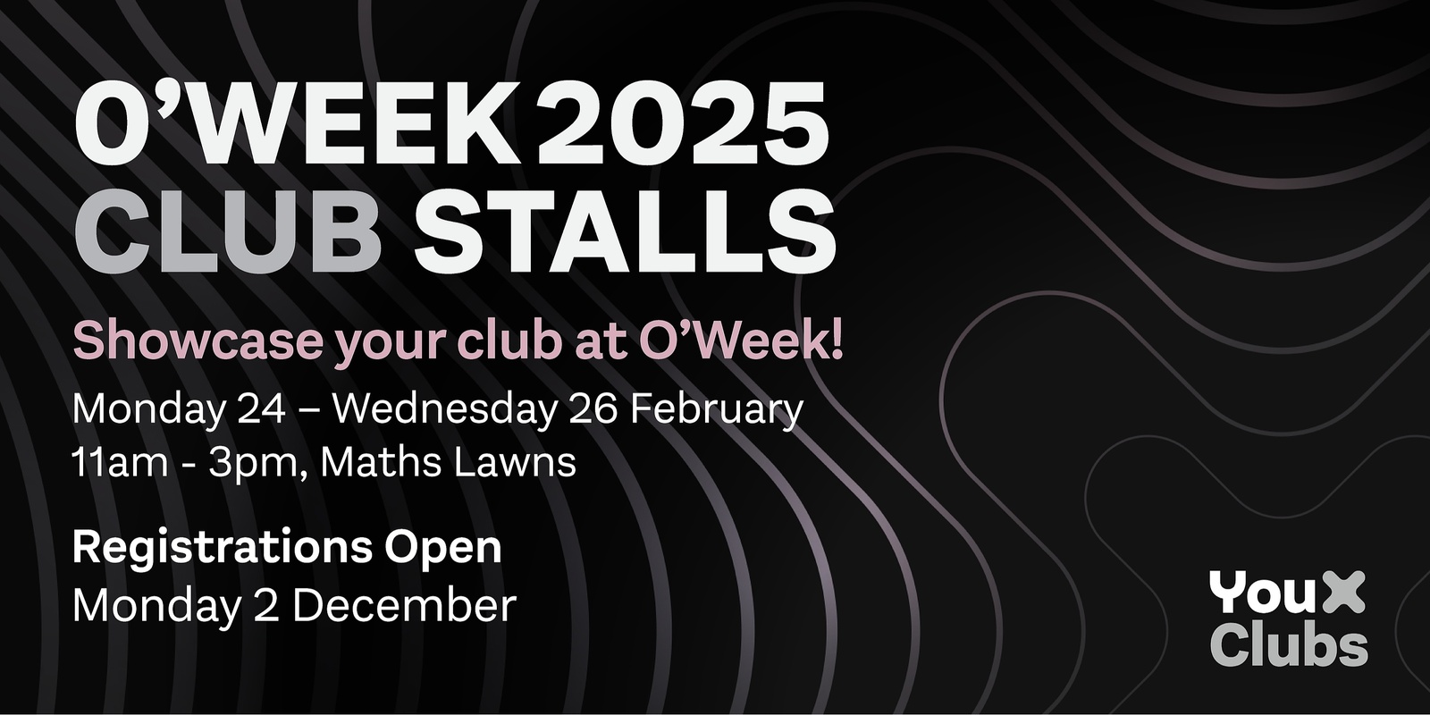 Banner image for O'Week Club Stalls 2025