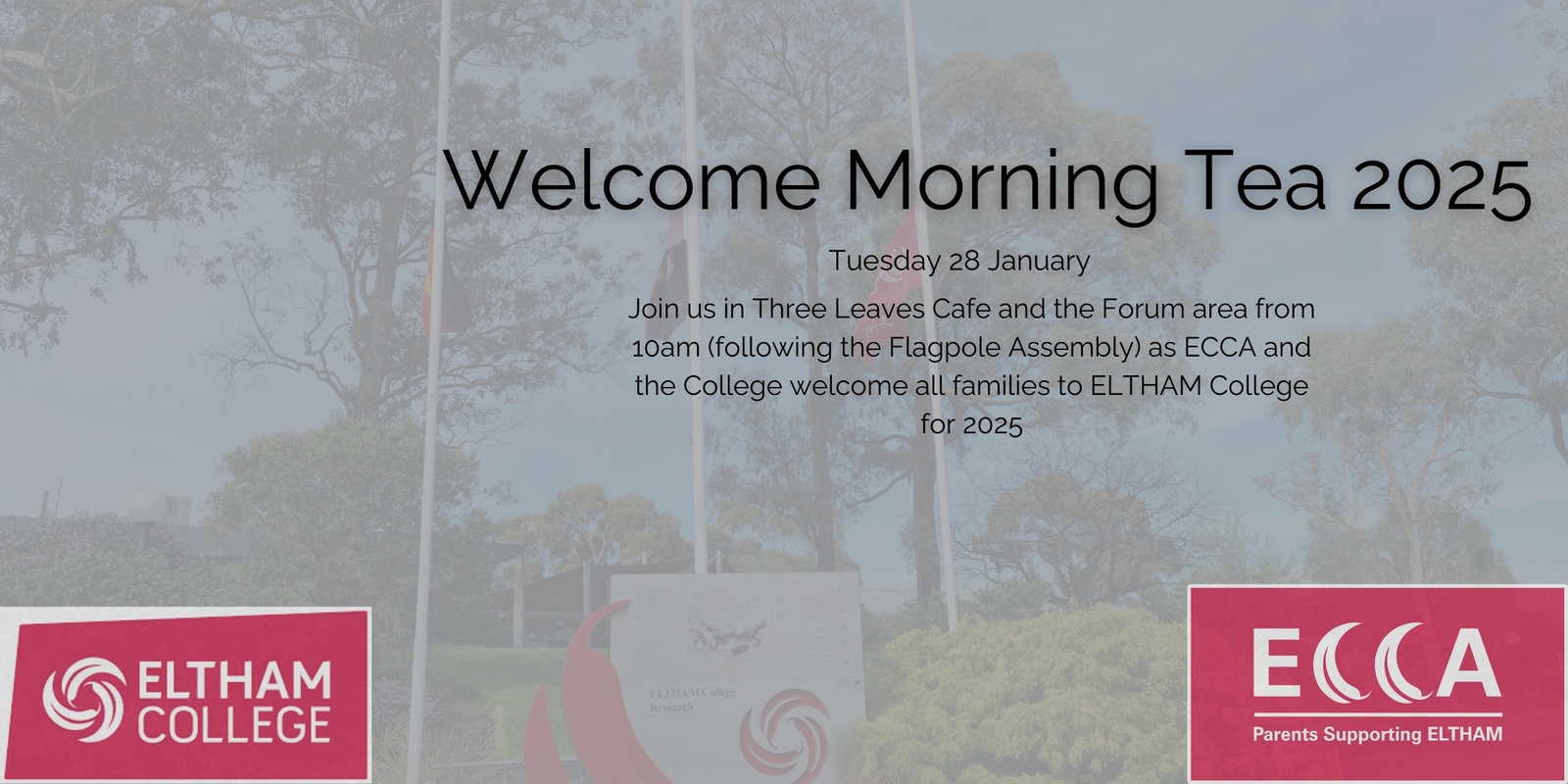 Banner image for Welcome Morning Tea 2025