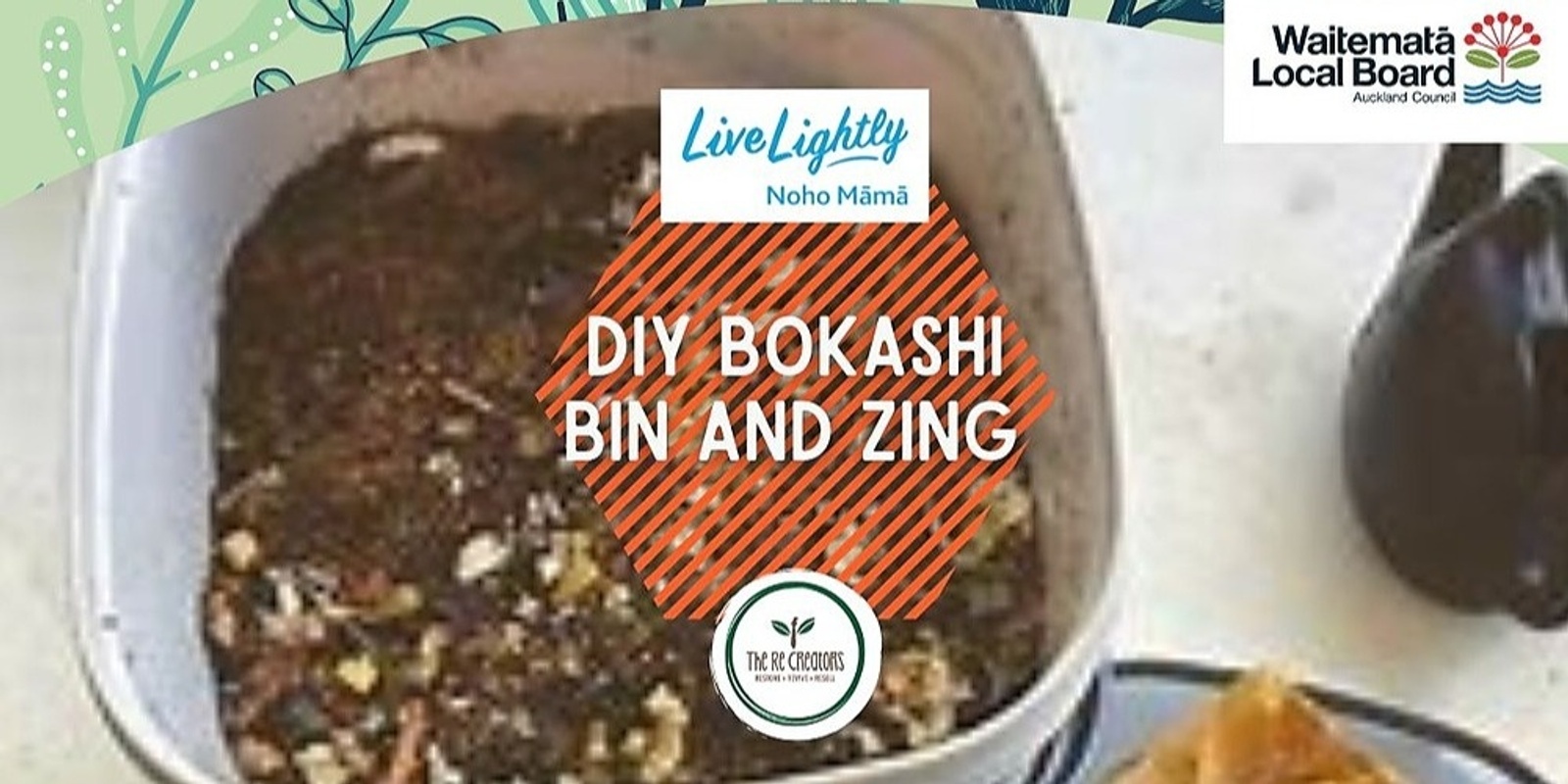 Banner image for DIY Bokashi Buckets & Zing and Drill Skills, 105 Vincent St, 9 June 11am-2pm