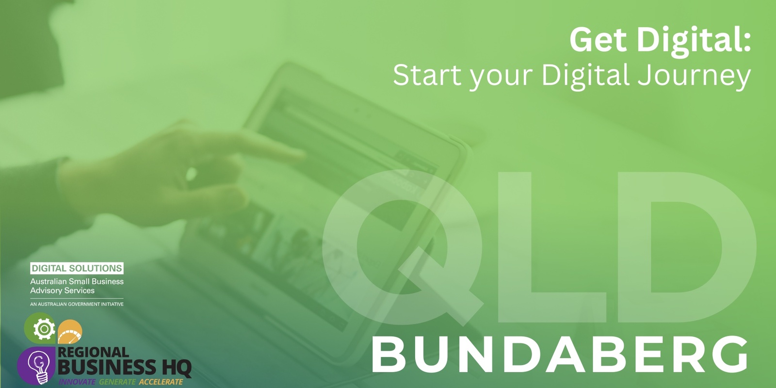 Banner image for Get Digital: Start your Digital Journey - Bundaberg