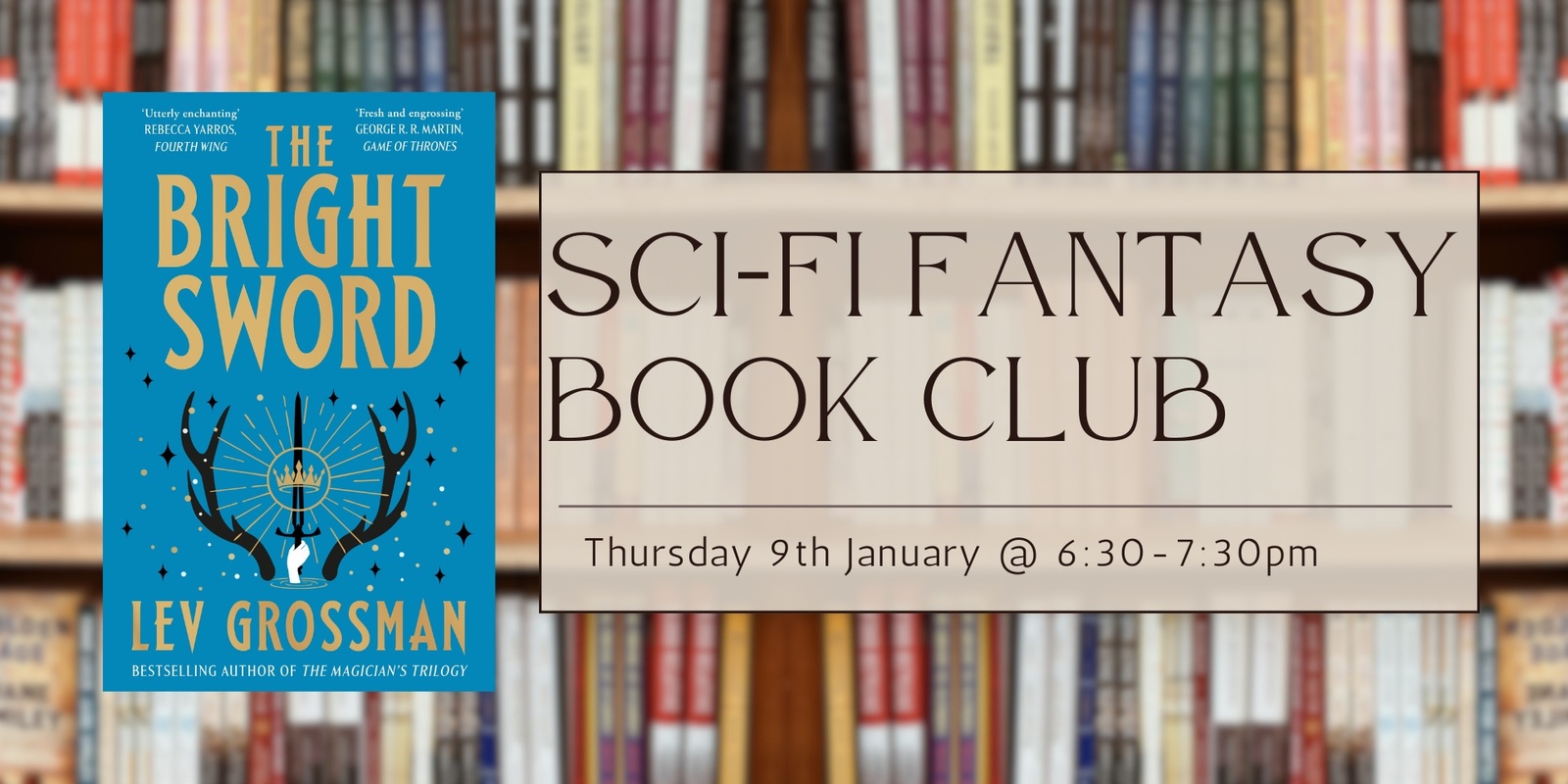 Banner image for Sci-fi Fantasy Book Club January