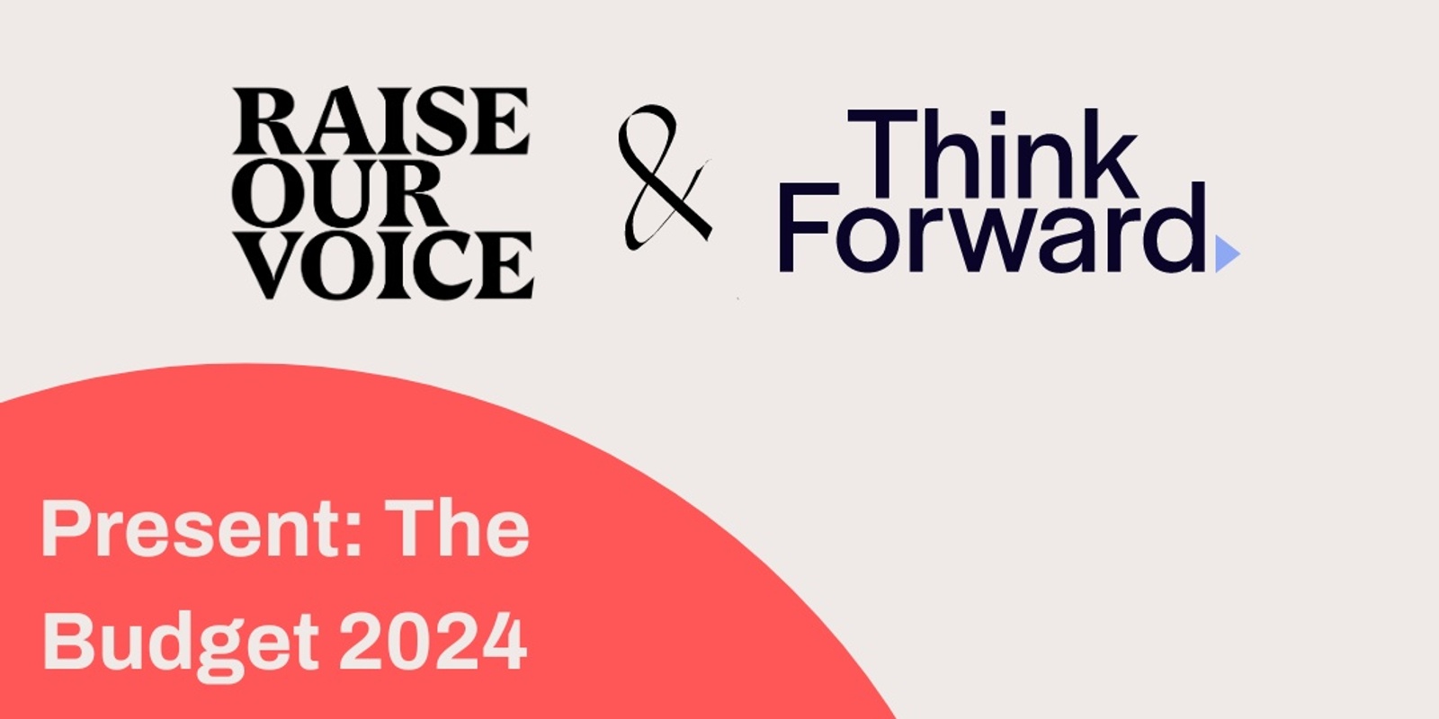 Banner image for ROVA and Think Forward Present: The Budget 2024