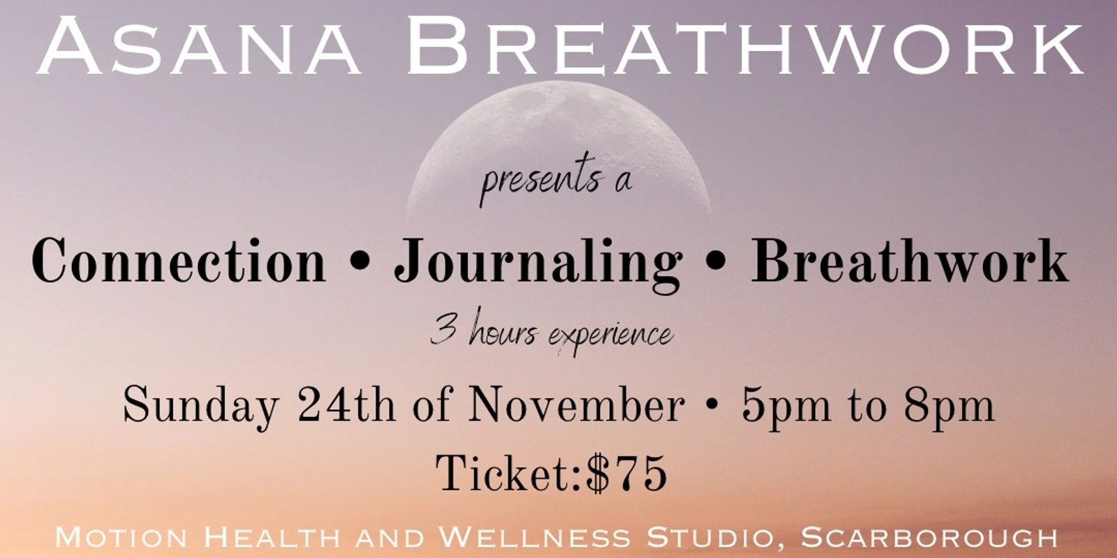 Banner image for 24th Nov • A Three Hours Experience by Asana Breathwork 