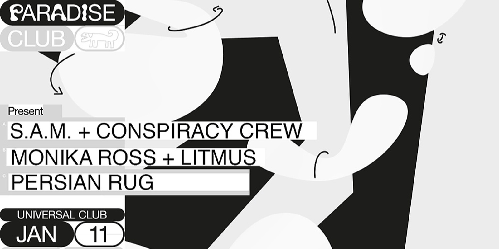 Banner image for S.A.M & Conspiracy Crew & more | Paradise Club at Universal