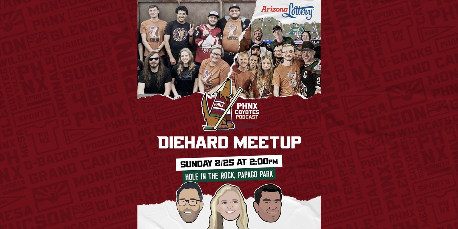 Banner image for PHNX Coyotes Meet Up and Watch Party 