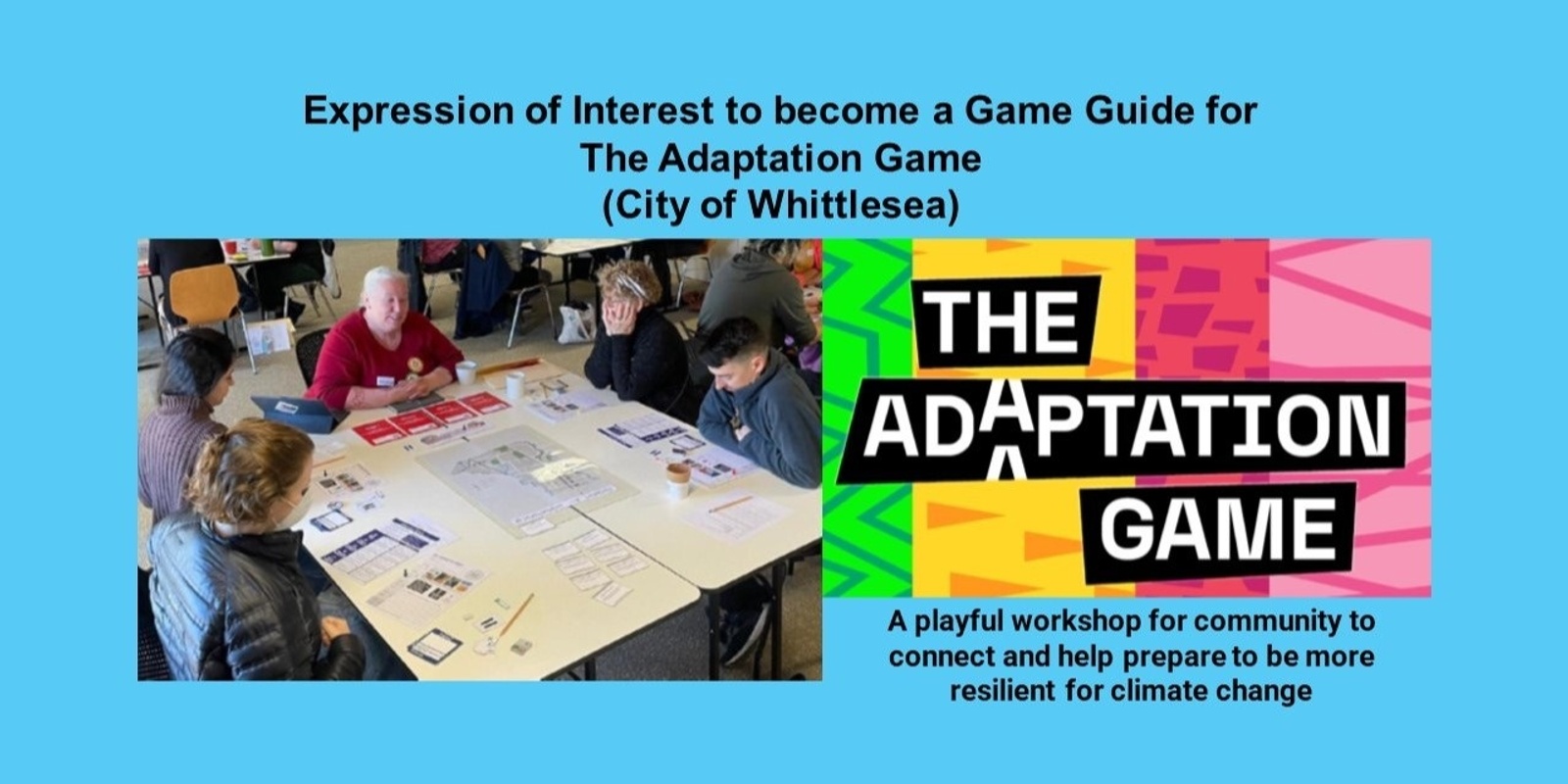 Banner image for Game Guide EOI- The Adaptation Game - City of Whittlesea