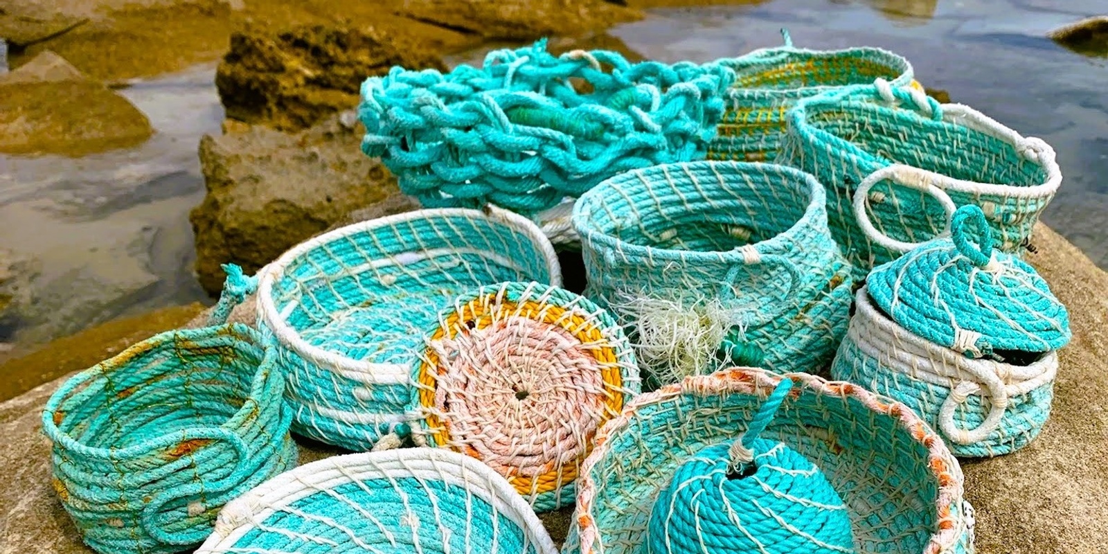 Banner image for Crafternoon tea making your own Recycled Rope Baskets with Michelle Crisp 