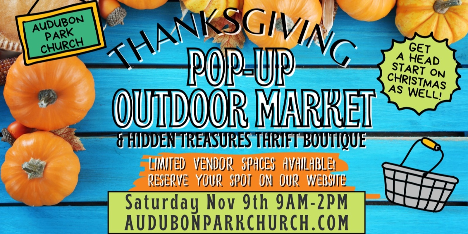 Banner image for Thanksgiving Pop Up Market Vendor Sign Up