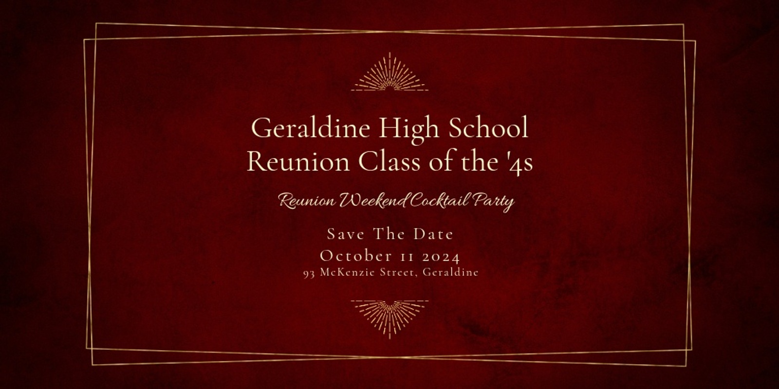 Banner image for GHS Reunion 2024