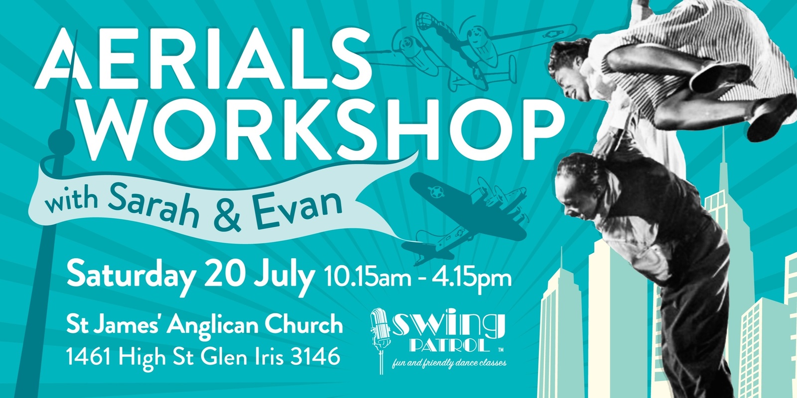 Banner image for Aerials workshop with Sarah & Evan