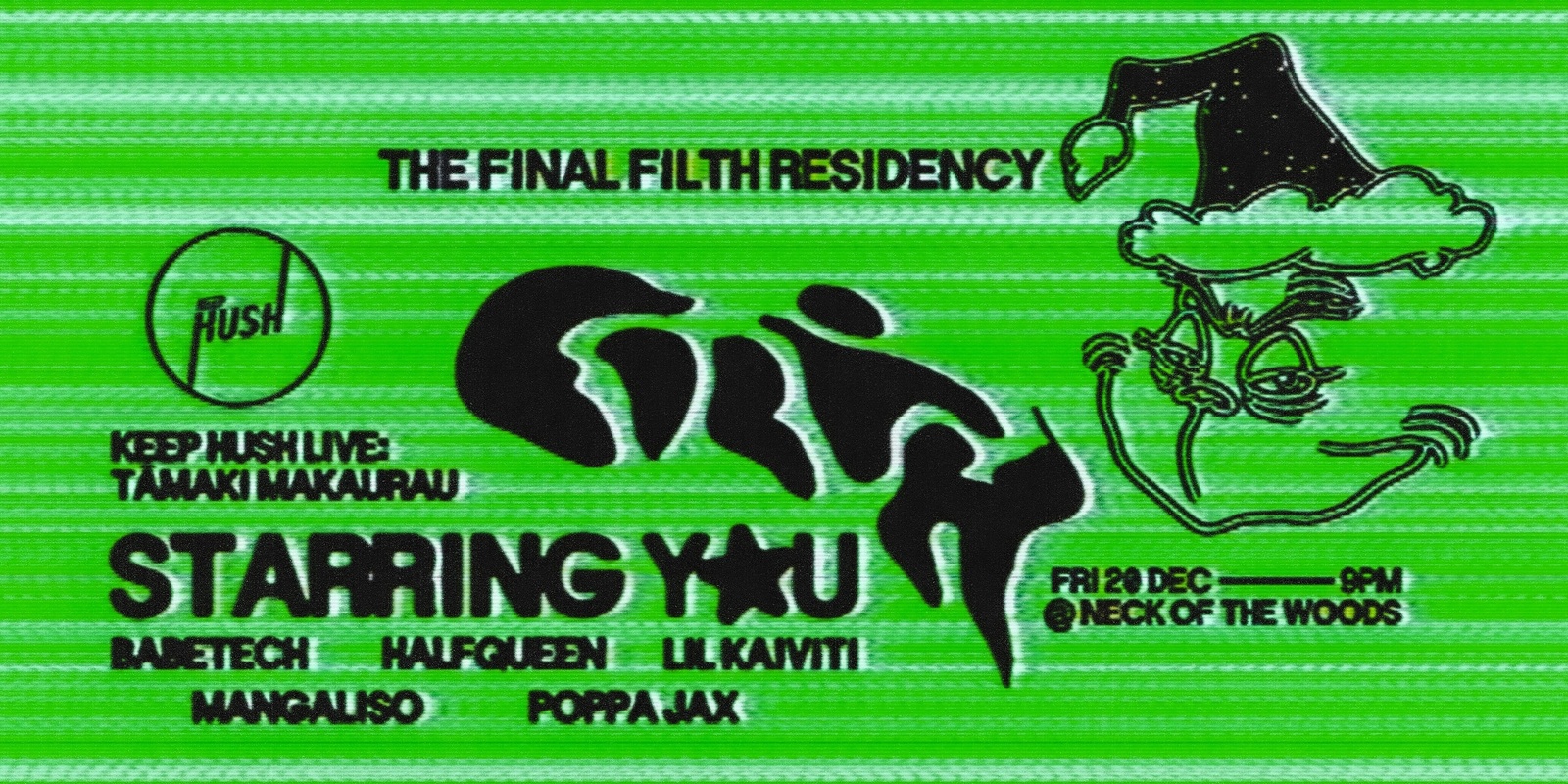 Banner image for THE FILTH RESIDENCY X KEEP HUSH LIVE: TĀMAKI MAKAURAU