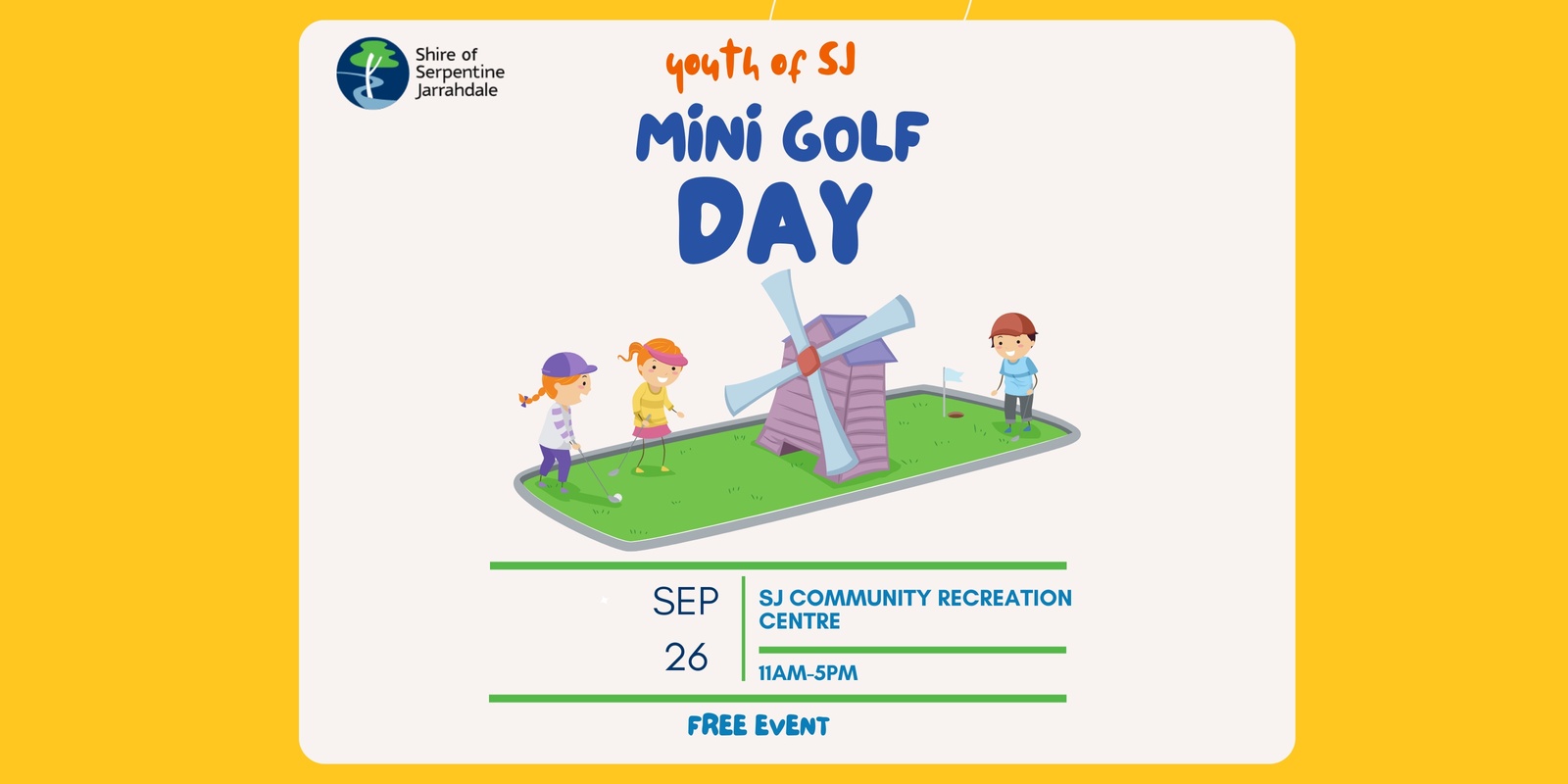 Banner image for Youth of SJ: Mini Golf Day