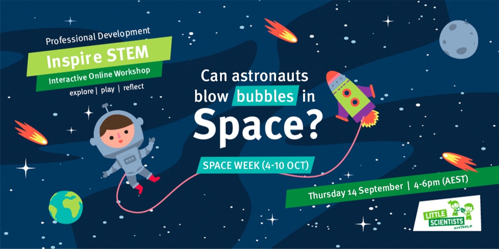 Can　Inspire　Humanitix　Blow　Space?　STEM:　in　Astronauts　Bubbles