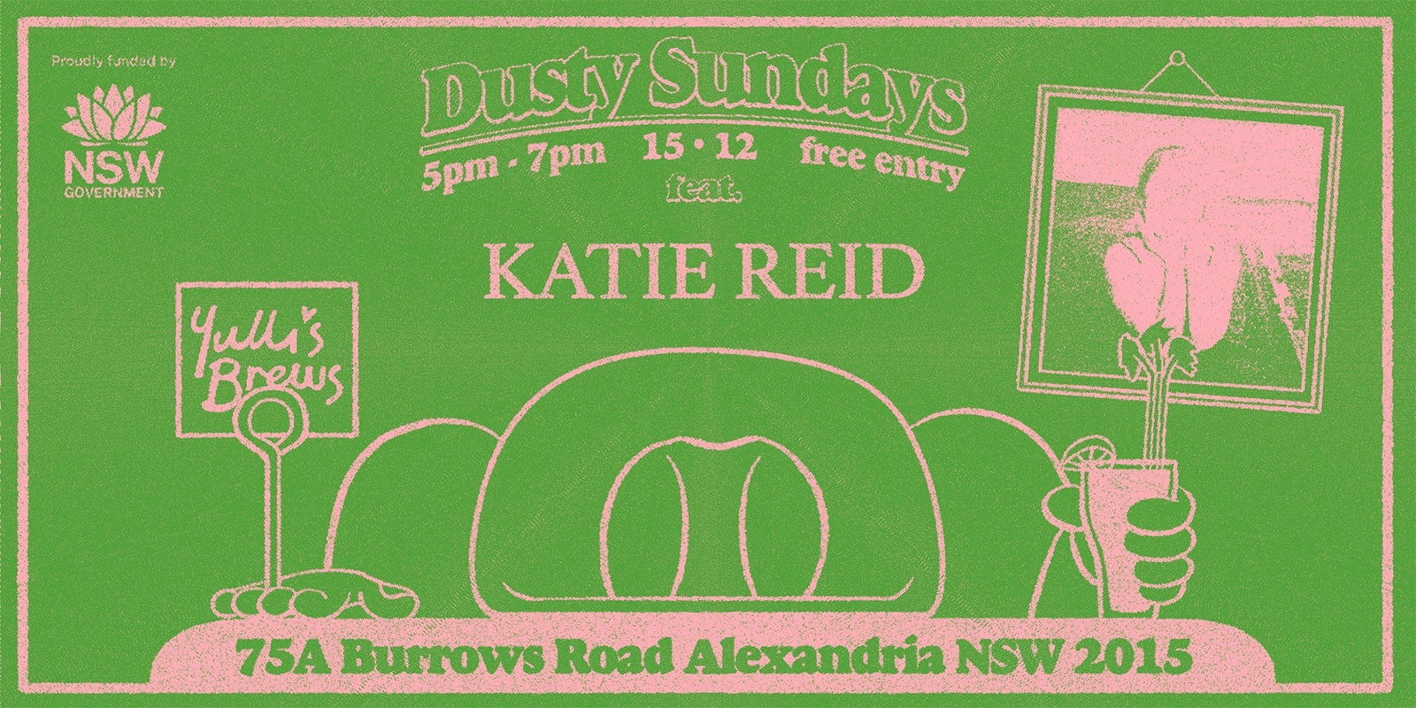 Banner image for DUSTY SUNDAYS  - Katie Reid 