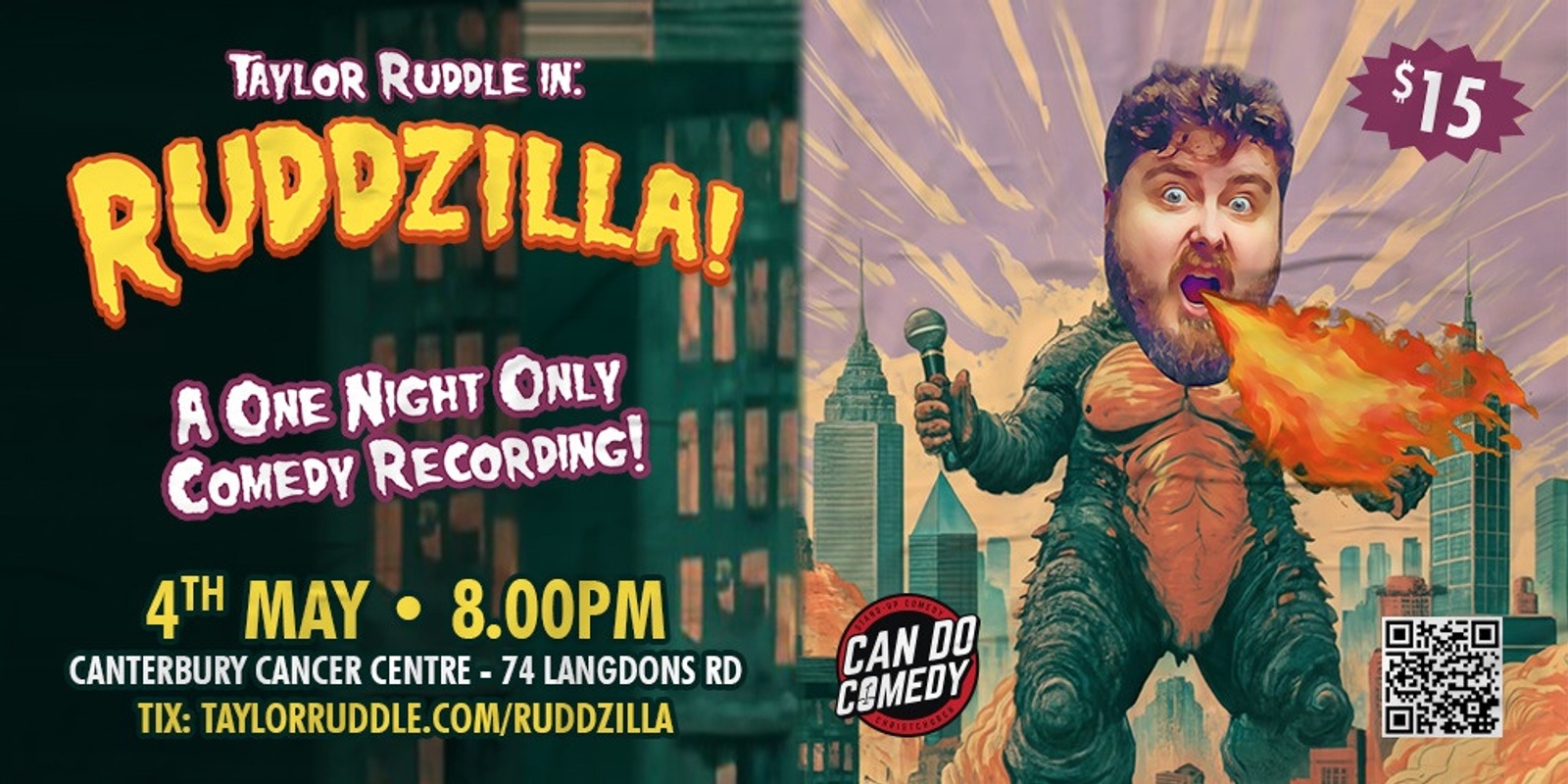 Banner image for Taylor Ruddle: Ruddzilla LIVE TAPING!