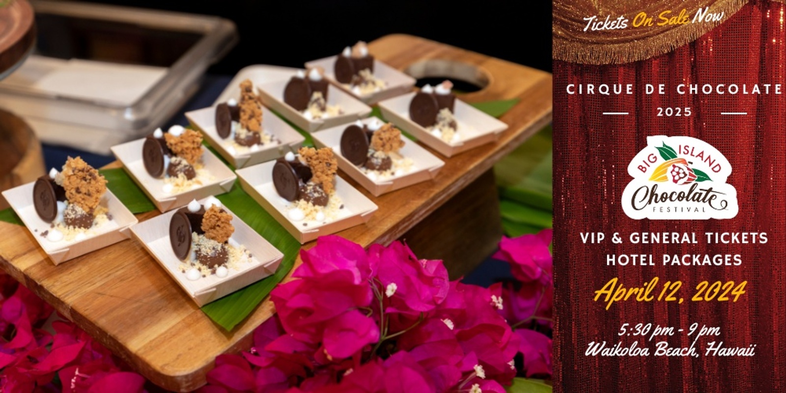 Banner image for 2025 Big Island Chocolate Festival - Cirque de Chocolate