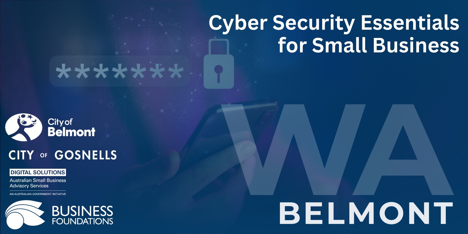 Banner image for Cyber Security Essential for Small Business - Belmont