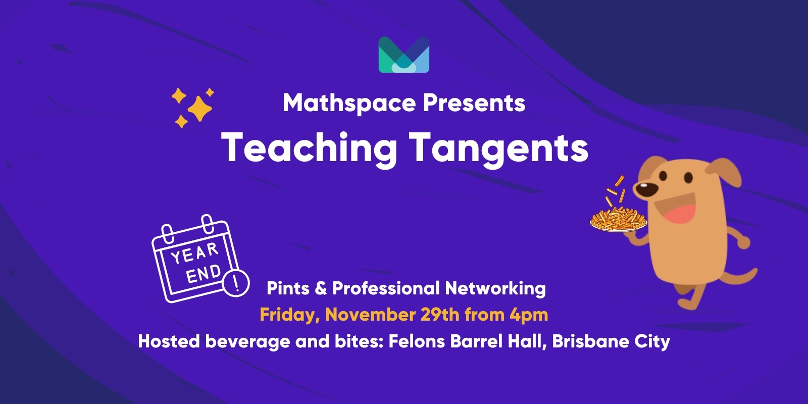 Banner image for End of Year Teaching Tangents: Pizza, Pints & Professional Networking