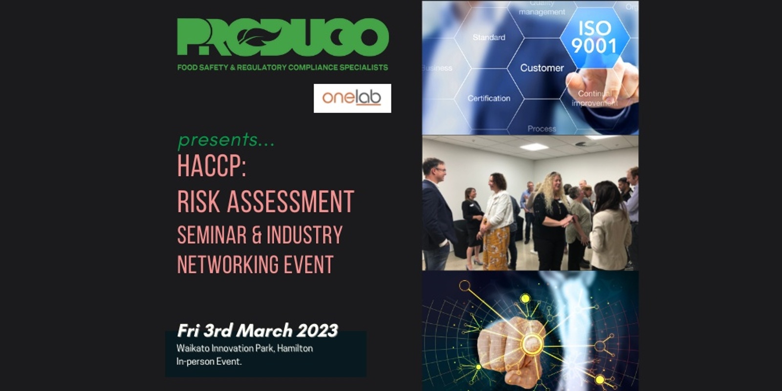 Banner image for HAACP: Risk Assessment | Seminar & Networking event