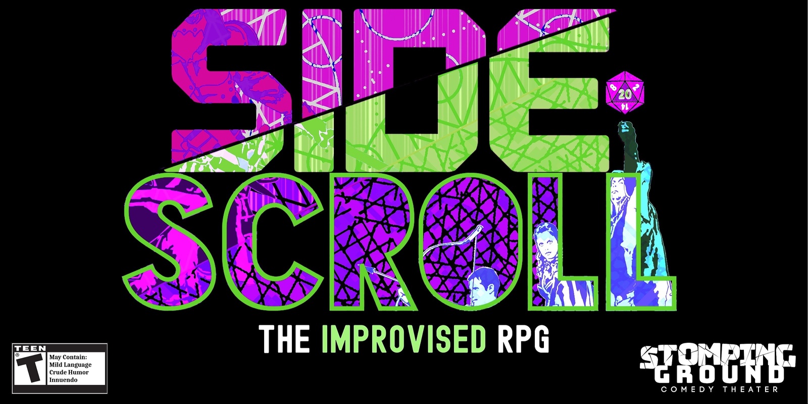 Banner image for SideScroll: The Improvised RPG (Cyberpunk Edition)
