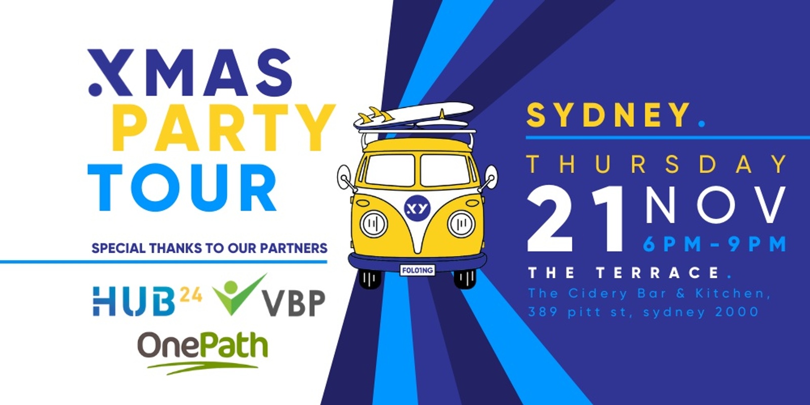 Banner image for XMAS PARTY Tour Sydney - 21st November