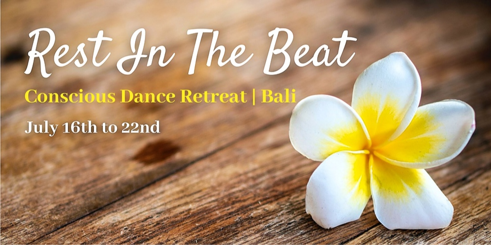 Rest In the Beat - Conscious Dance retreat in Bali