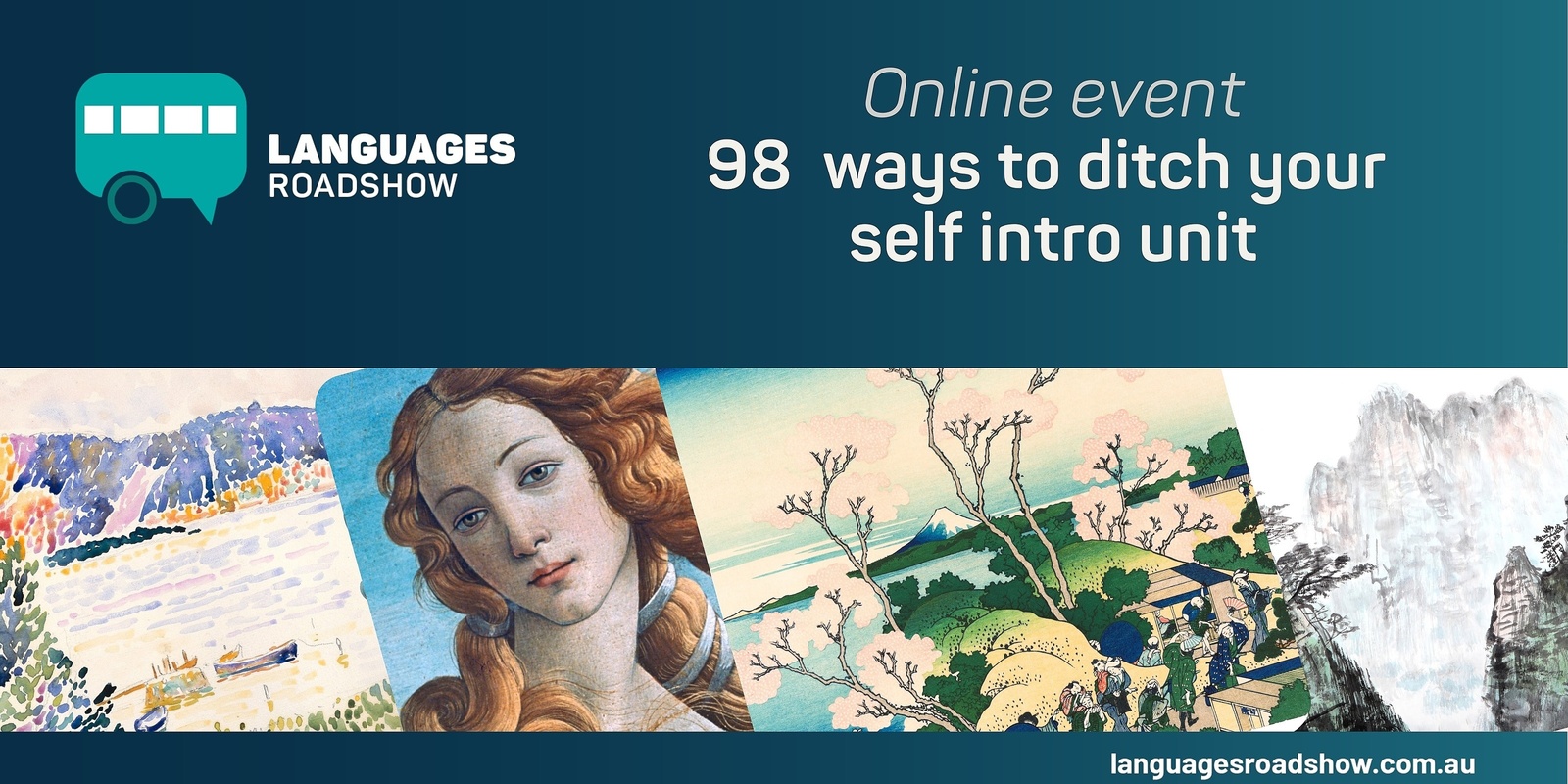 Banner image for 98 ways to ditch your self-intro unit