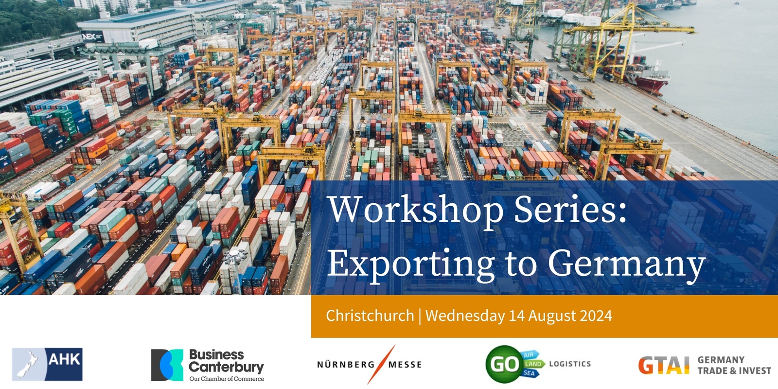 Banner image for Workshop Series: Exporting to Germany | Christchurch