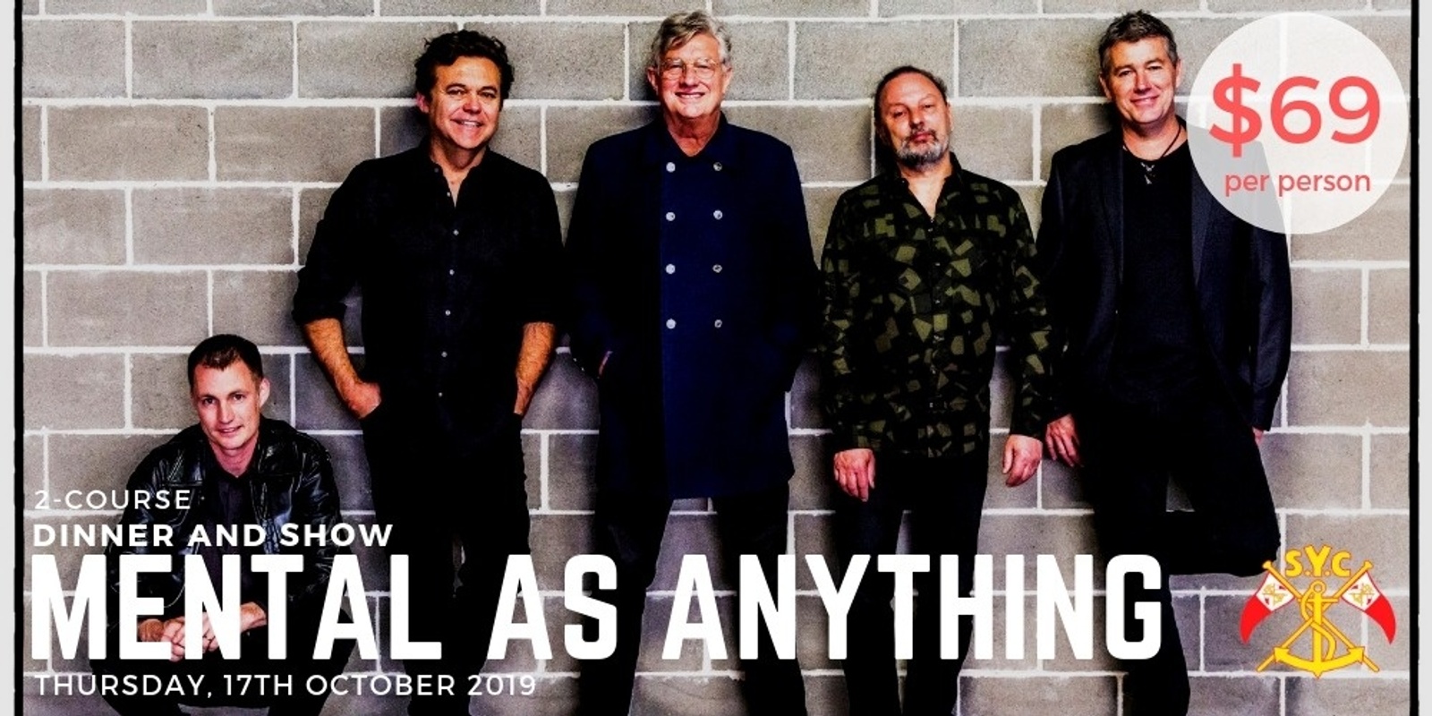 Banner image for Mental as Anything