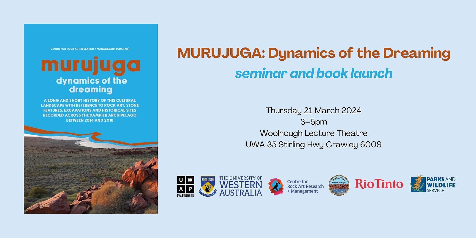 Banner image for Murujuga: Dynamics of the Dreaming launch