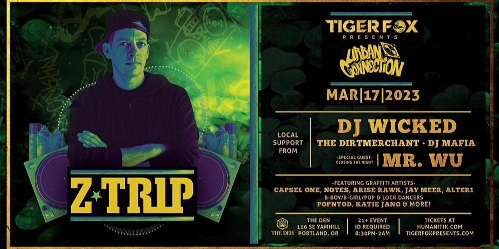 Banner image for URBAN CONNECTION: Z-TRIP • DJ WICKED • MR. WU • DJ MAFIA • THE DIRTMERCHANT