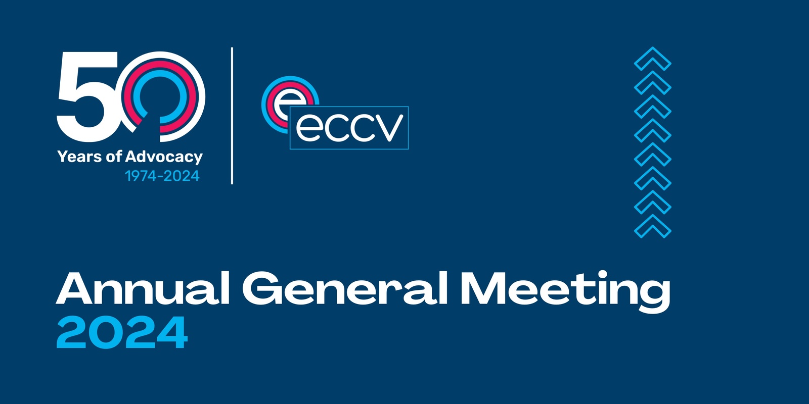 Banner image for ECCV AGM 2024 & 50th Anniversary Celebration