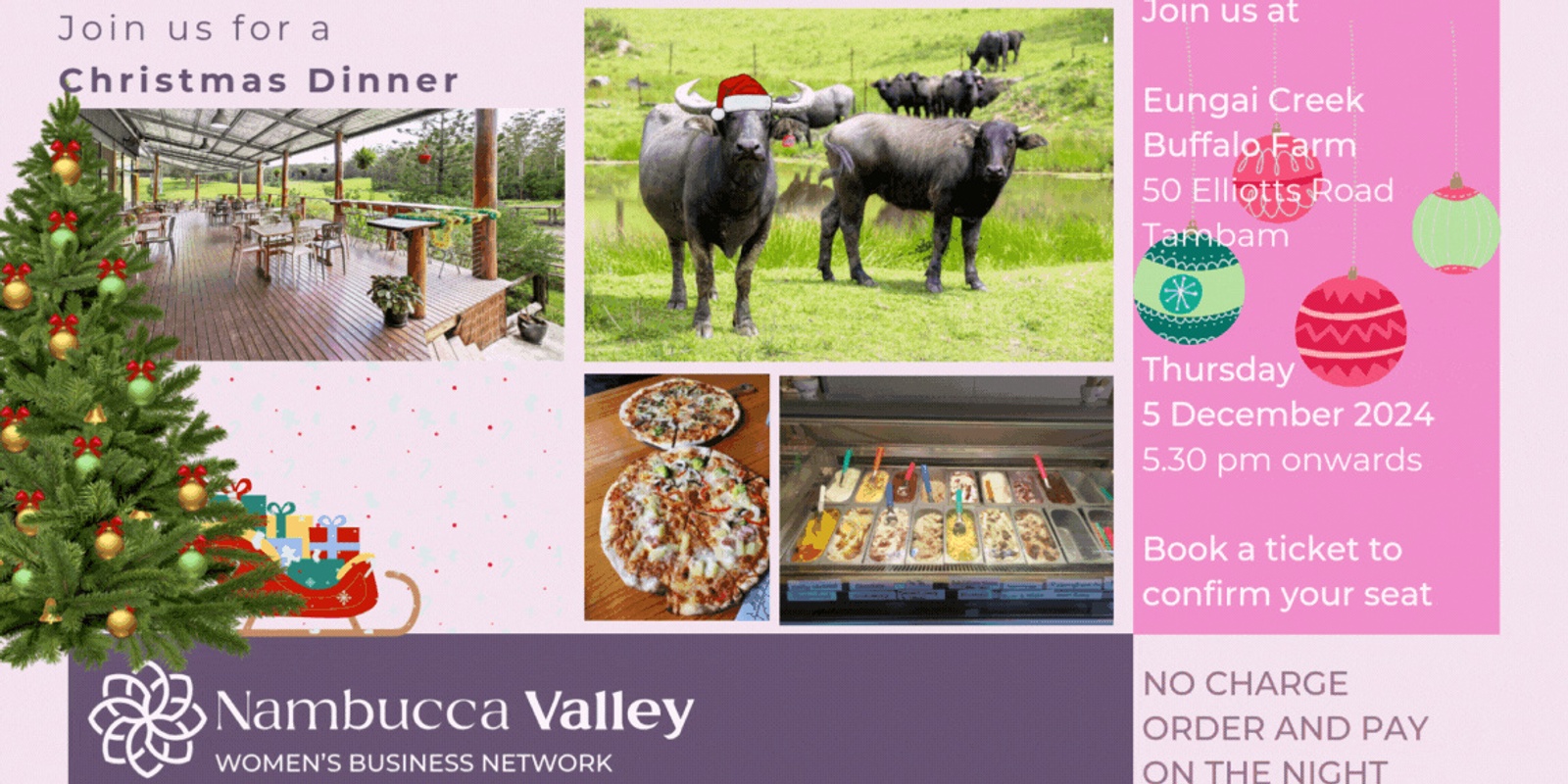 Banner image for DECEMBER 2024 NAMBUCCA VALLEY WOMEN'S BUSINESS NETWORK CHRISTMAS DINNER