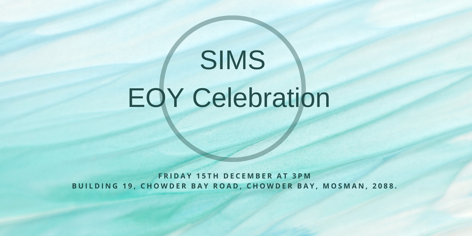 Banner image for SIMS Foundation Event 