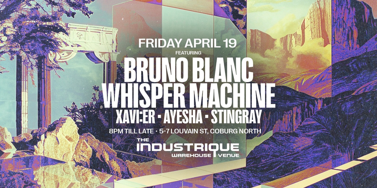 Banner image for The Industrique presents: Bruno Blanc, Whisper Machine
