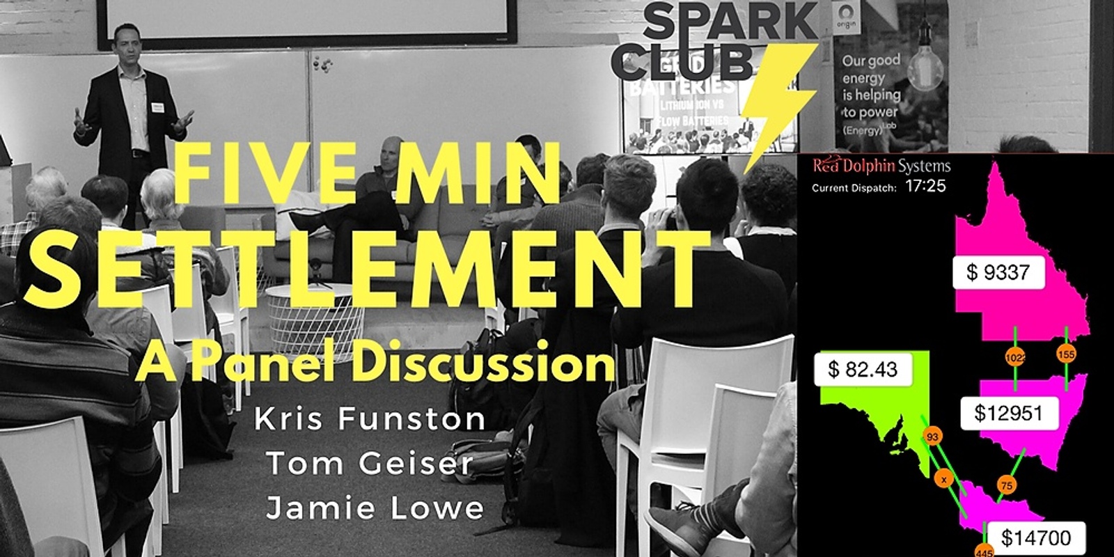 Banner image for Spark Club - 5 Min Settlement - A Panel Discussion