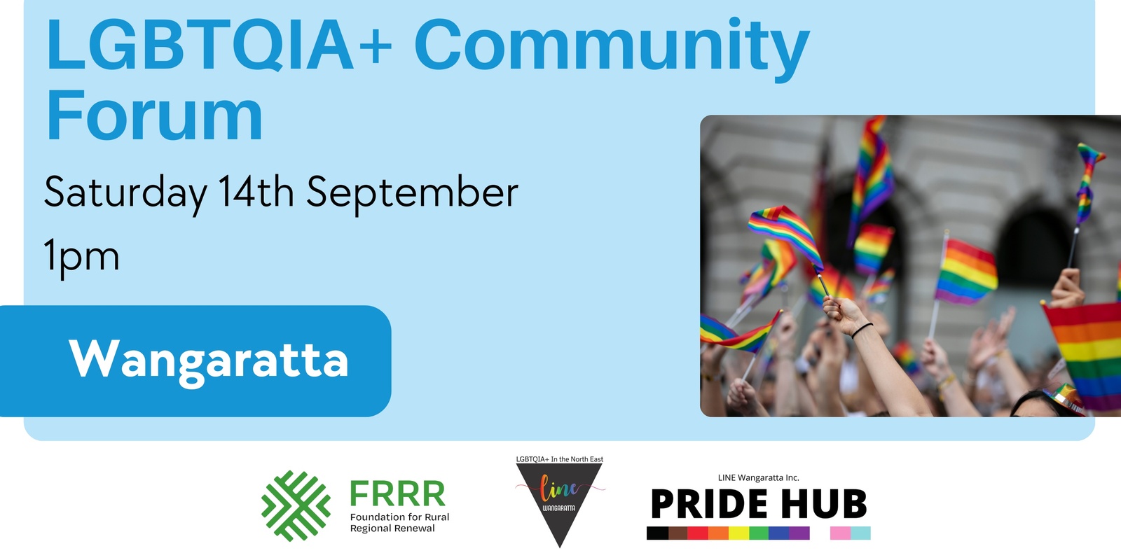 Banner image for LGBTQIA+ Community Forum