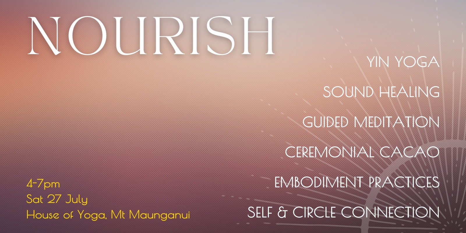 Banner image for NOURISH