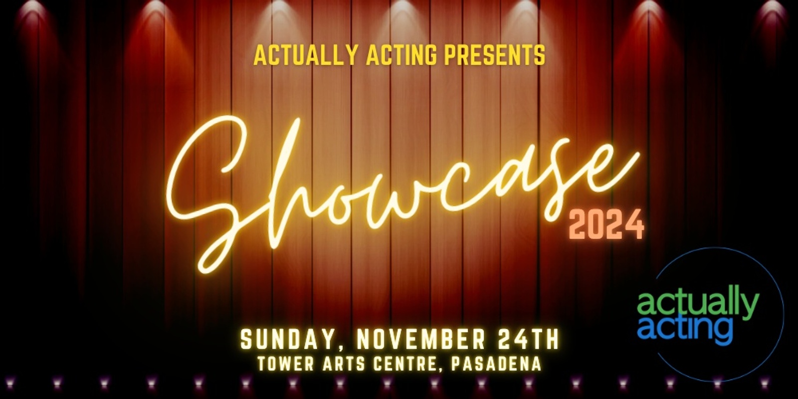 Banner image for Actually Acting Showcase 2024