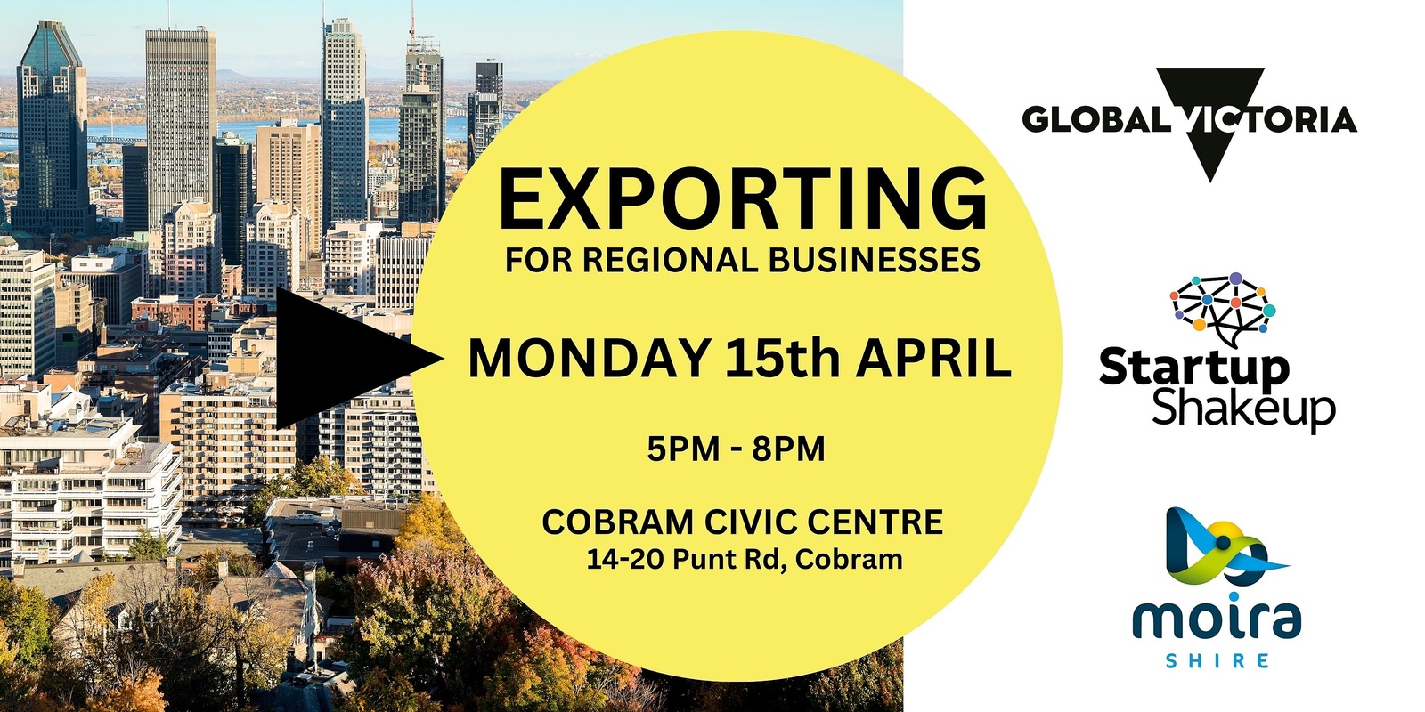 Banner image for Exporting for Regional Businesses (Cobram)