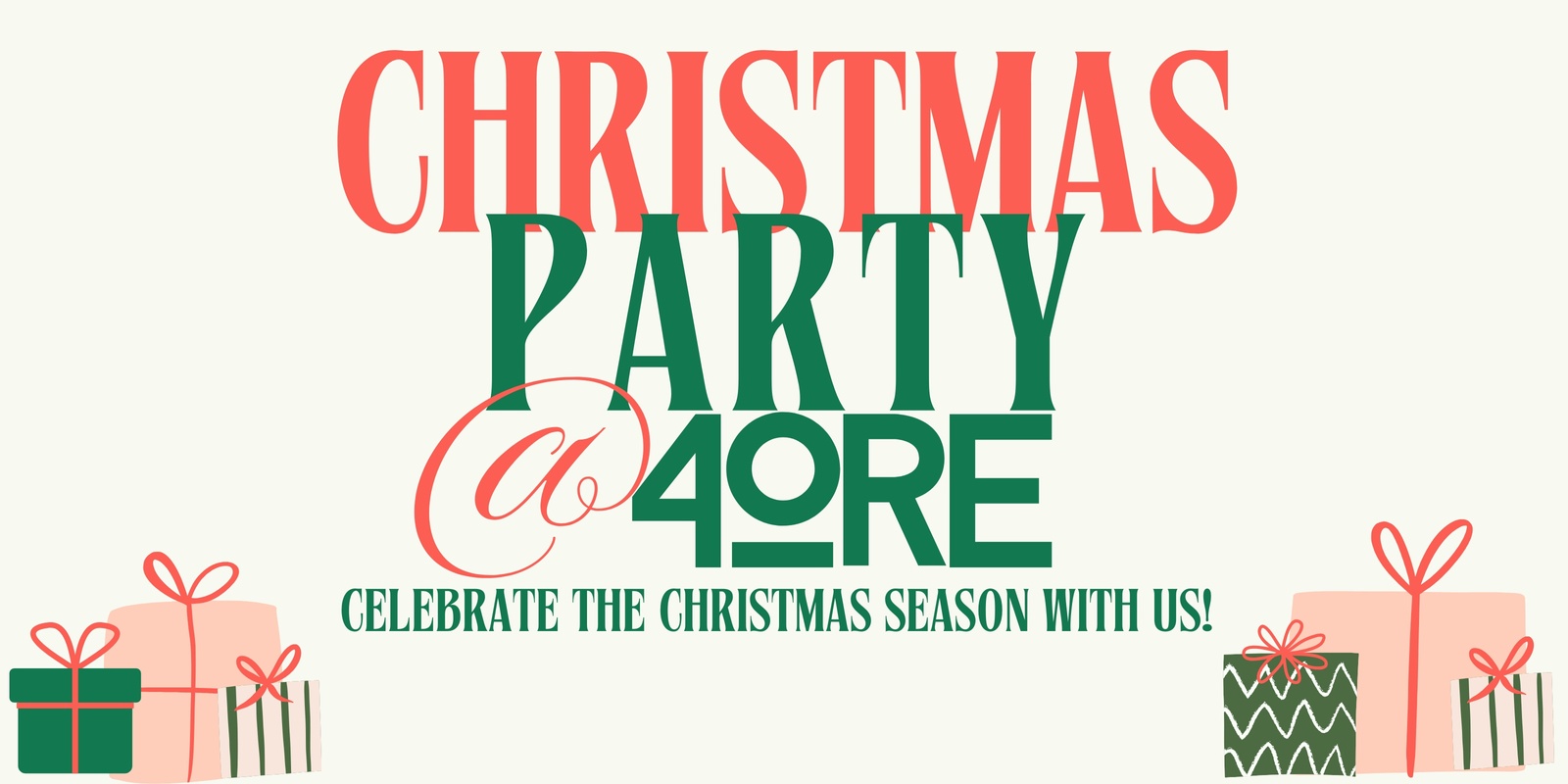 Banner image for Christmas Party @ 4ORE 2024