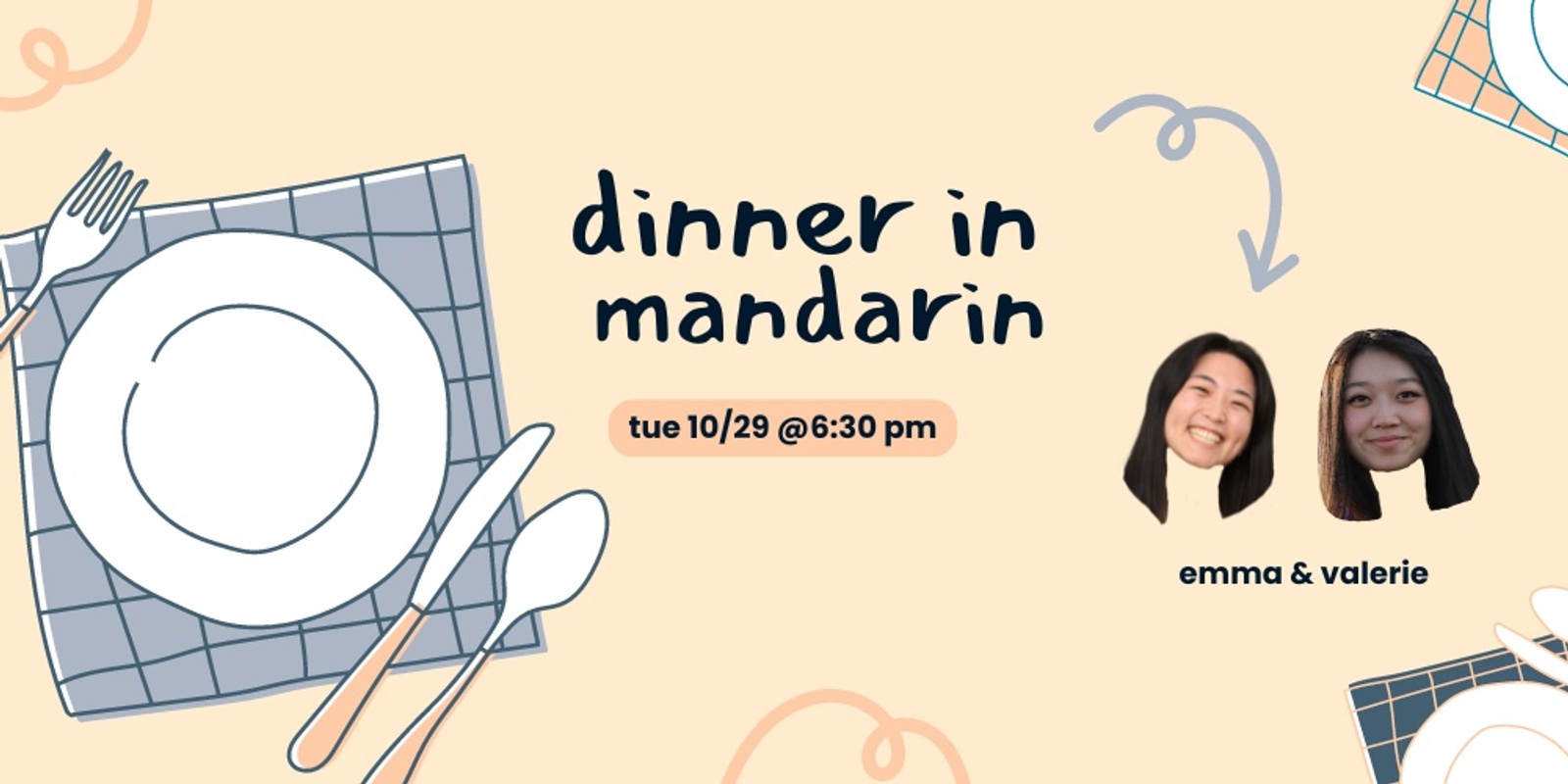 Banner image for TAP-NY October Dinner in Mandarin with Emma & Valerie